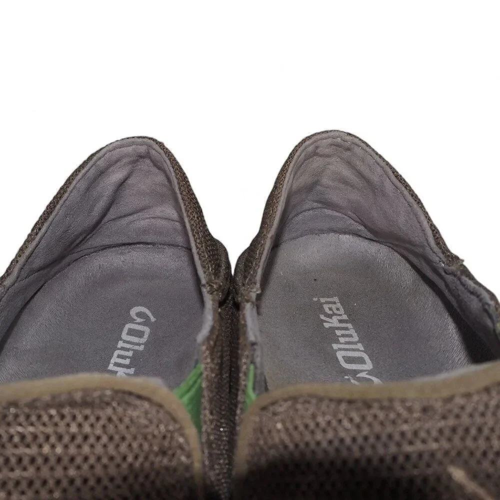 Olukai Nohea Mesh Slip-on Comfort Loafers Brown Men's 8‎